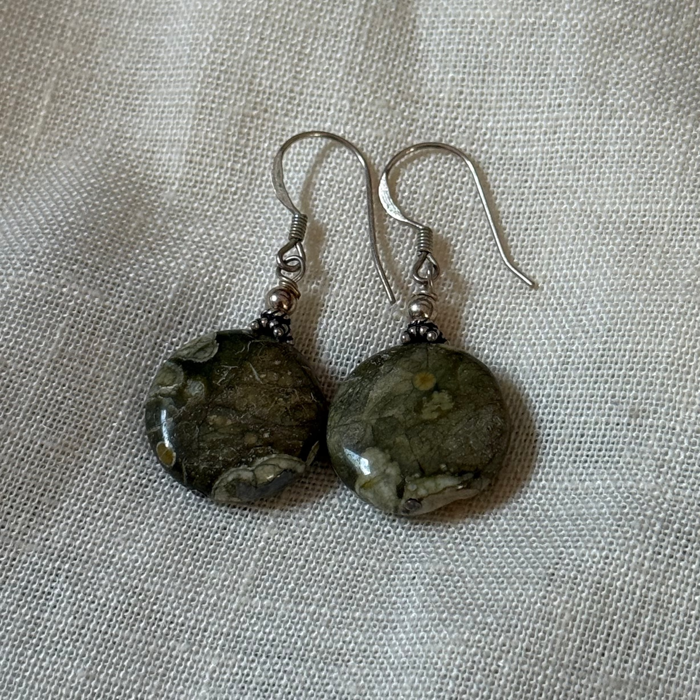 Rainforest Jasper Earrings
